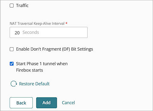 Screenshot of Firebox Cloud-Managed 7